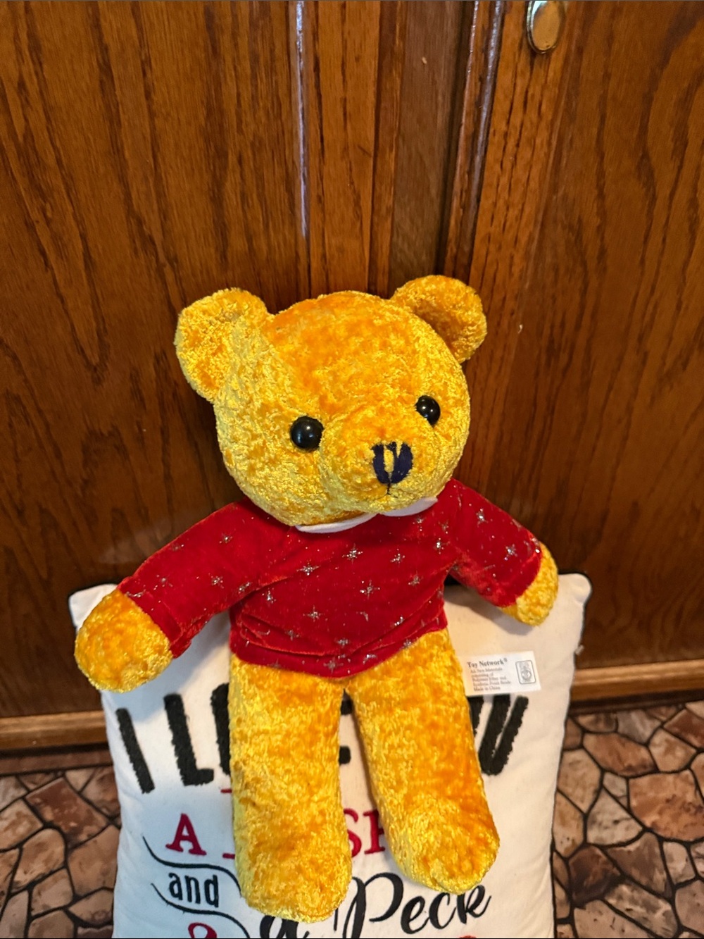 💚Vintage Plush Yellow Bear